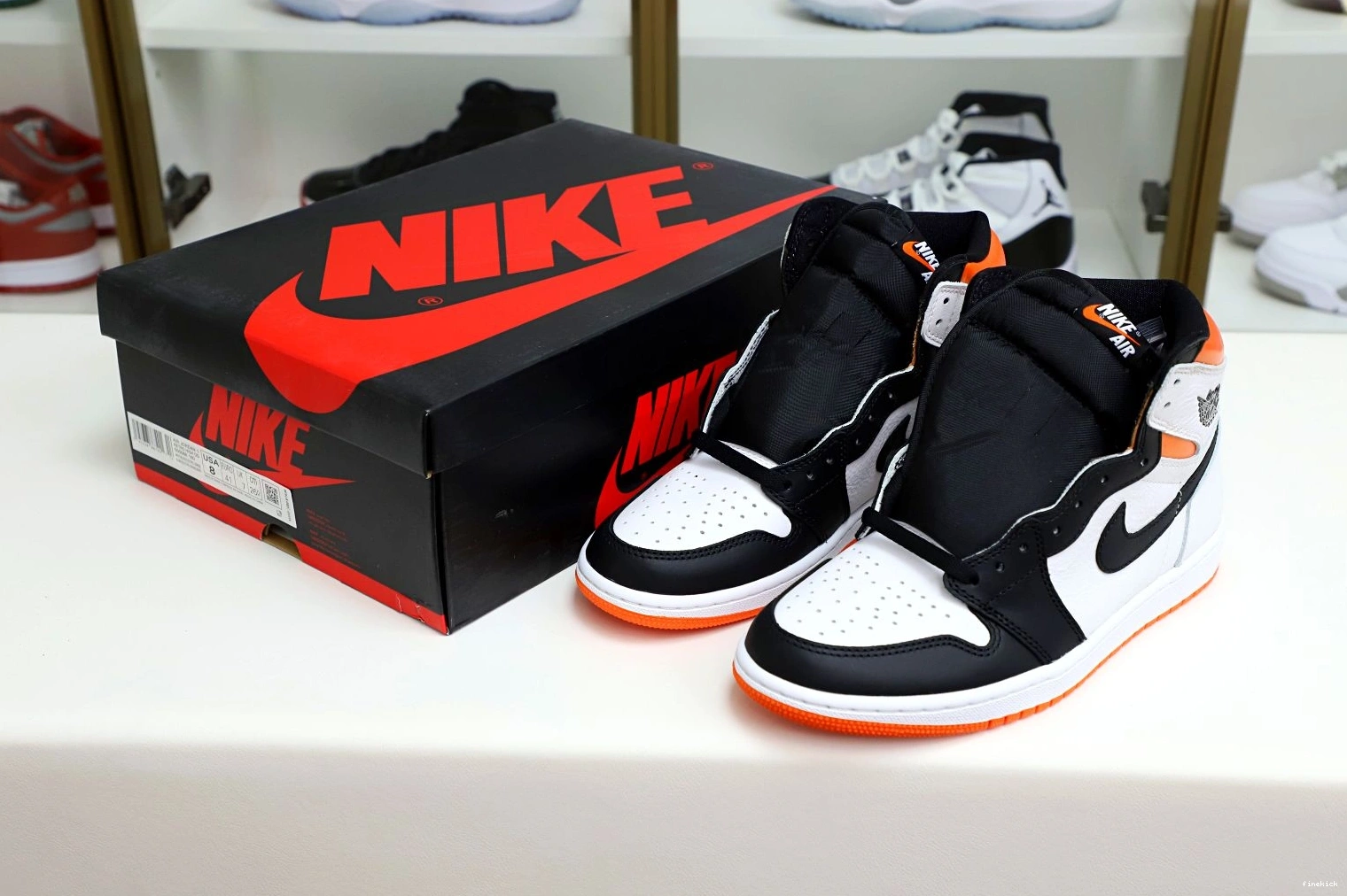 1 Orange' OG Jordan Air Electro High Retro 0724
